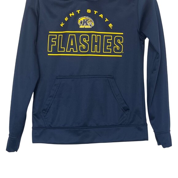 Kent State Flashes Youth Hoodie Medium 10/12 Blue Gen2 - Picture 3 of 9